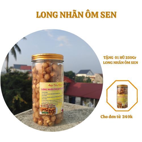 [TẶNG hũ 250GR] Long nhãn ôm sen thượng hạng 500GR