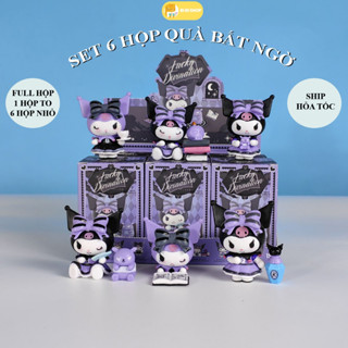[Đóng Sẵn Hộp] Set 6 mô hình Blind box Kuromi, Melody - Quà tặng Decor Bàn Làm Việc, sưu tầm mô hình