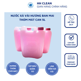 Nước xả vải hương ban mai can 5l - nước xả vải làm mềm sợ vải - lưu hương trên quần áo