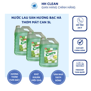 Lau Sàn Can Lớn Siêu Tiết  Kiệm - Nước Lau Sàn Bạc Hà