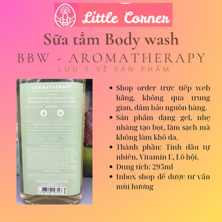 Sữa tắm Aromatherapy BATH AND BODY WORKS (BBW) 295 ml