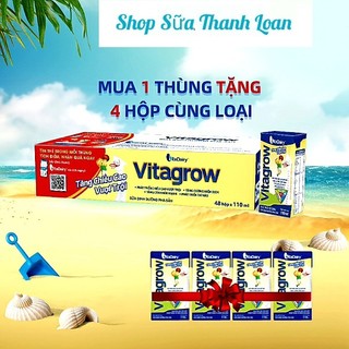 Thùng 48 hộp sữa pha sẵn vitagrow hộp 110ml.