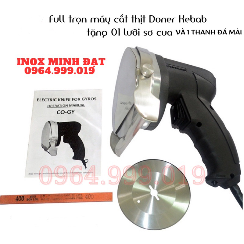 Máy thái thịt cầm tay thông dụng ks100E ( Dập chữ nổi trên thân máy)
