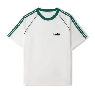 Áo Thun RAGLAN LINE Novita Nam Nữ Local Brand/The most famous