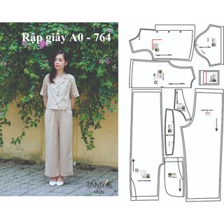 Rập giấy A0 mã 764 (BẢN VẼ)