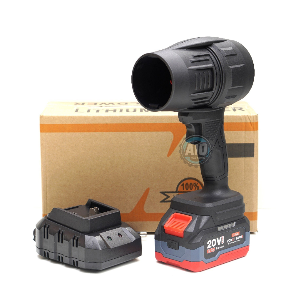 1050W Máy thổi bụi Quạt bạo lực Thổi lá Rửa xe Sấy tóc Quạt phản lực cầm tay mini siêu mạnh pin maki