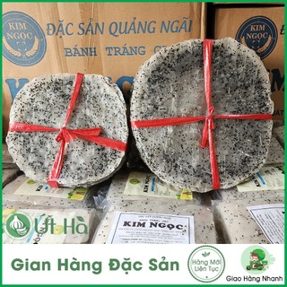 Bánh tráng gạo để nướng mè đen - ràng 10 cái bánh tráng quảng ngãi - út hà đặc sản