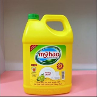 Nước rửa chén hương chanh Mỹ hảo can 1,5kg