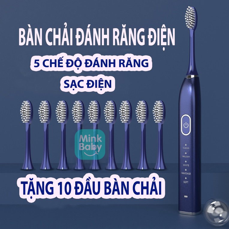 BÀN CHẢI ĐÁNH RĂNG ĐIỆN SONIC CAO CẤP