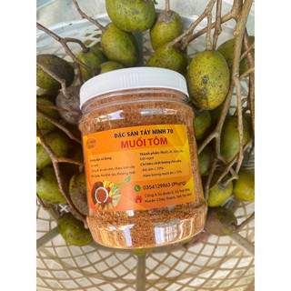 Muối tôm hạt nhuyễn vị ngon hủ 500gr- Đặc sản Tây Ninh