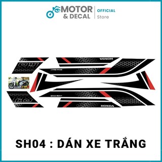 Tem dán xe SH ( đời 2020 - 2024 ) - Tem chỉ SH UV chống nước , chống phai màu - Motor & Decal
