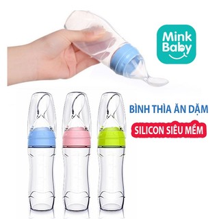 BÌNH THÌA SILICON SIQI BABY ĂN DẶM CHO BÉ