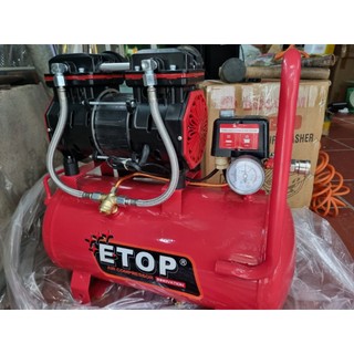  Máy nén khí không dầu 30 lít Công suất 1200w chính hãng ETOP 