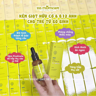 Kẽm giọt Nutrivitality Anh Quốc Zinc - Date T10/25