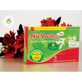  Nữ vương new - viên uống phụ khoa huyết trắng hộp 30 viên tích điểm 12 tặng 1 hộp 