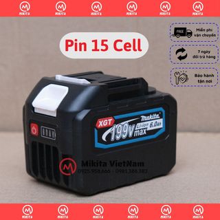 Pin 15cell Makita 9Ah 3 mosfet, pin máy cắt cỏ, pin máy rửa xe , pin quạt tích điện makita