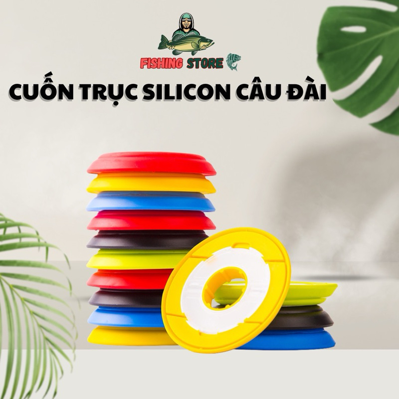 [ 5 cái ]  Trục Silicon Câu Đài, Câu cá xếp gọn, tiện lợi