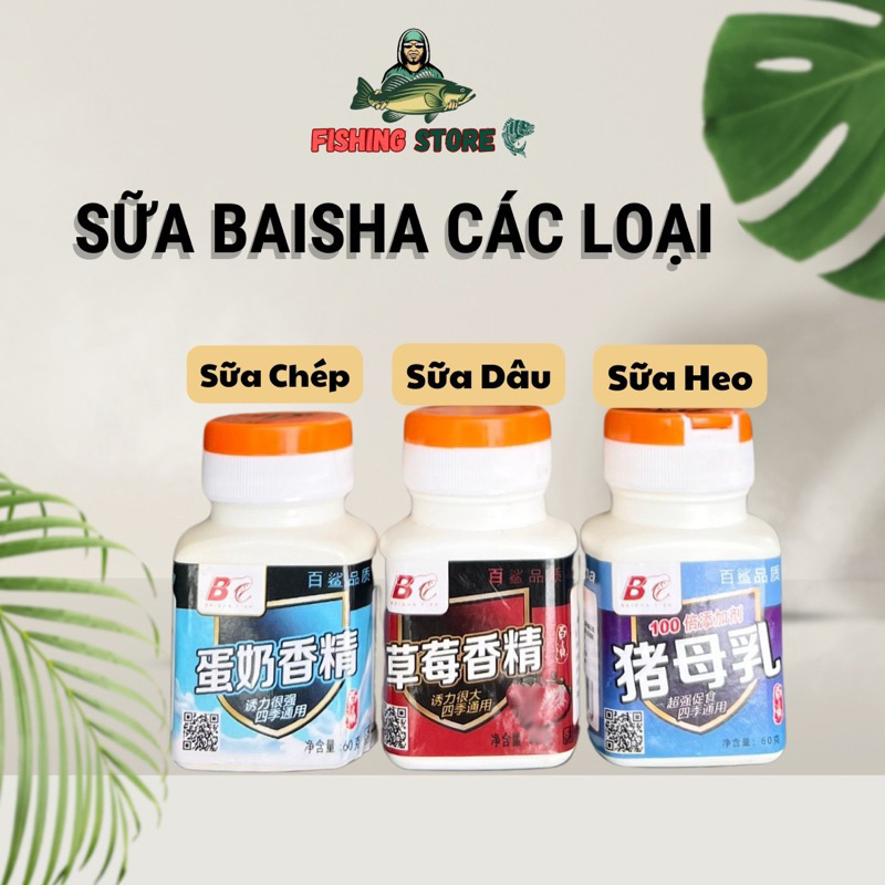 Sữa BS câu cá, Sữa Câu Cá Các Loại, Sữa Heo, Sữa Dâu