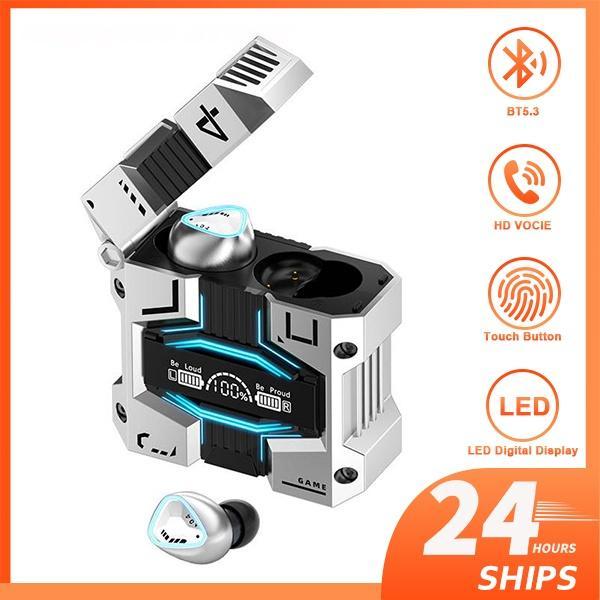 M45 TWS Bluetooth 5.3 Tai nghe không dây không dây HIFI STEREO STORBUDS TIỀN THƯỞNG NHANH CHÓNG