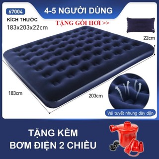 Đệm hơi, nệm hơi giá rẻ TẶNG GỐI HƠI công suất lớn đủ size cho gia đình, du lịch BẢO HÀNH 1 đổi 1