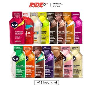 Gel Năng Lượng GU ENERGY - Bổ Sung Năng Lượng Khi Chơi Thể Thao Chạy Bộ, Bơi, Đạp Xe - Tùy chọn mùi vị và loại caffeine