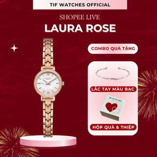  Đồng hồ đeo tay LAURA Rose Tif Watches Thời Trang Sang Trọng Chống Nước cho Nữ
