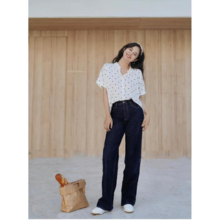 Áo Sơ mi nữ lanh lụa Rayon Uni.qlo chính hãng