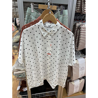 Áo Sơ mi nữ lanh lụa Rayon Uni.qlo chính hãng
