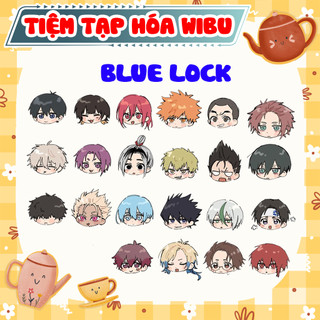 Set Charm Anime Blue Lock Trang Trí ốp lưng điện thoại iPhone phụ kiện trang trí dễ thương 2cm Combo 10 20 Tạp Hóa Wibu