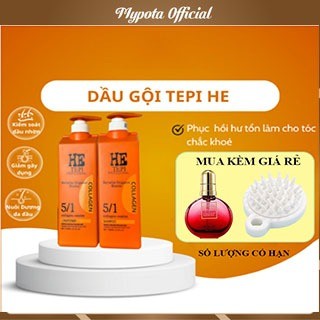 QUÀ 01 MŨ Ủ LẠNH Cặp dầu gội xả Biotin & Collagen ngăn ngừa rụng tóc(xanh dương) CT63