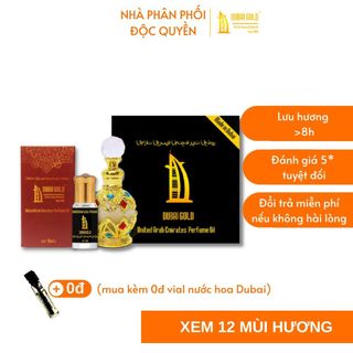 Tinh dầu nước hoa Dubai sỉ lẻ (chai 15ml và chai 5ml) | tinh dầu dubai