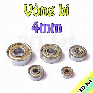 Vòng Bi Bạc Đạn nhỏ trục 4mm, bac thau, bac dan, bac lot, vong bi, bạc đạn, bạc lót, bạc thau, vb