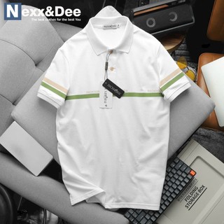 Áo thun cá sấu nam polo kẻ sọc ngang trung niên Nexx&Dee có cổ bẻ big size 3x vải CV cao cấp PL102
