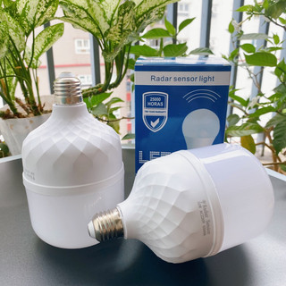 Đèn led cảm biến 30w thông minh đui E27 thông dụng