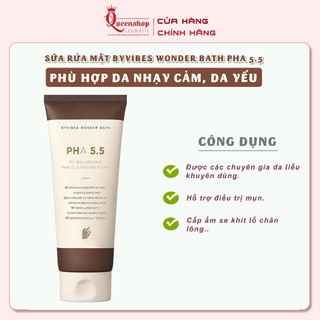 Sữa Rửa Mặt Byvibes Wonder Bath PHA 5.5 150ml