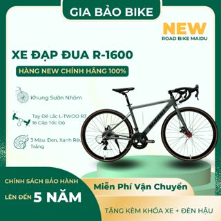   TẶNG KHÓA XE DỤNG CỤ LẮP RÁP  Xe Đạp Đua Road MAIDU R-1600 - Vòng Bánh 29"-Bảo Hành 24 Tháng- GIA BẢO BIKE 