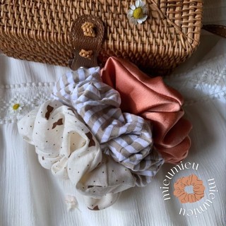 Cột tóc scrunchies handmade xinh xắn