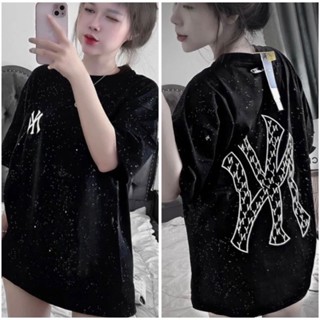 Áo Phông NY Nhũ Fom Dáng Rộng Dễ Mix Đồ