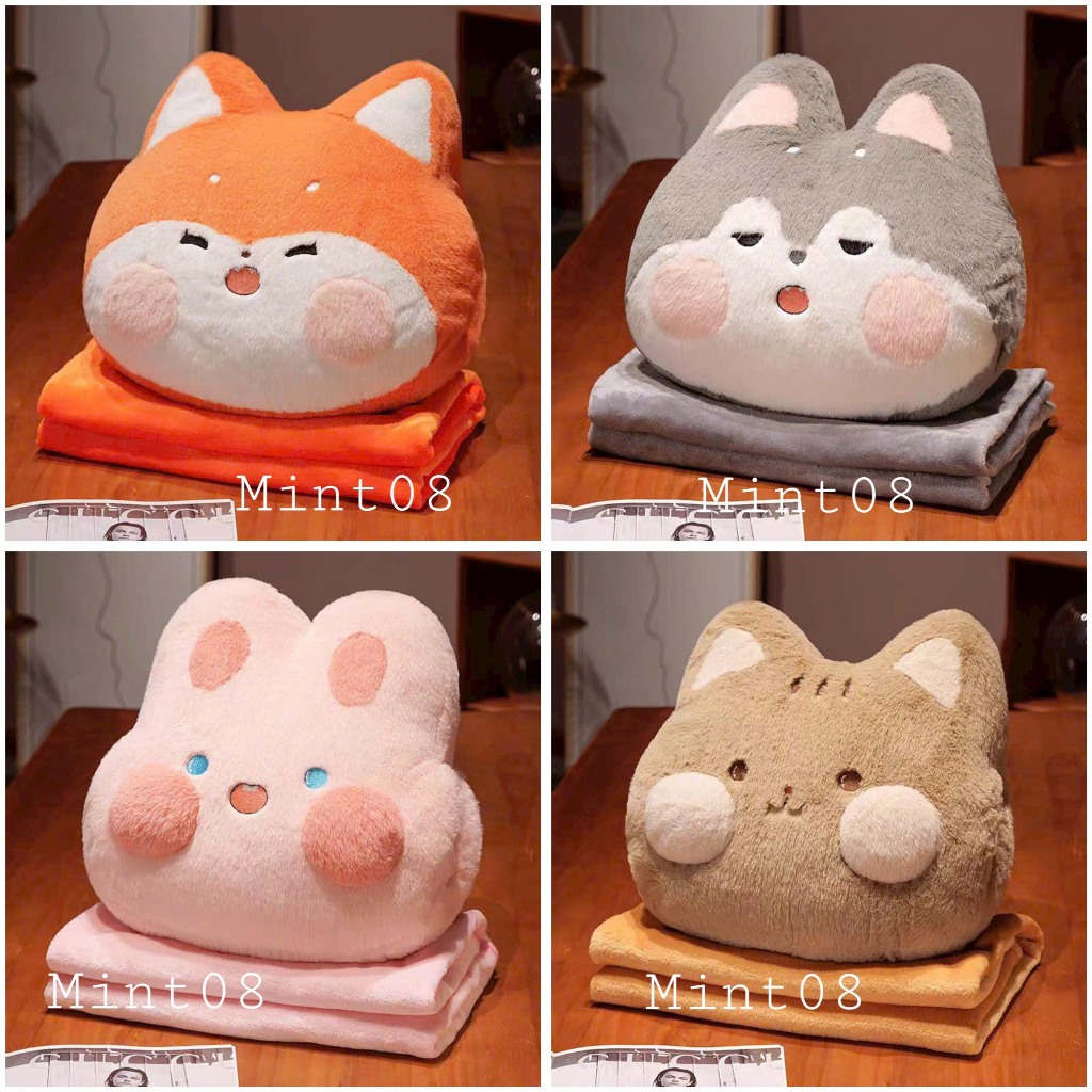 Bộ Chăn gối Văn Phòng 3 in 1 - Gối Mền 3 Trong 1 Nhiều Mẫu Xinh