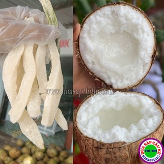 COMBO 1 DỪA SÁP ĐẶC RUỘT+ 250GR MỨT DỪA SÁP LOẠI 1