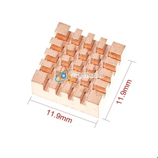 Tản nhiệt đồng cho MCU RAM Raspberry Copper Heatsink