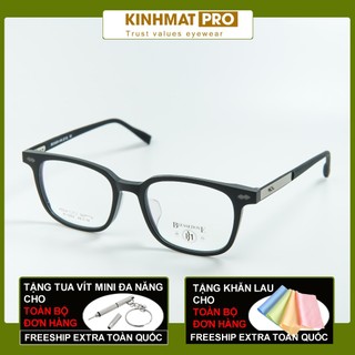 Gọng kính cận nam nữ Blessed one B3053 gọng kính Titan cao cấp Kính mắt Pro