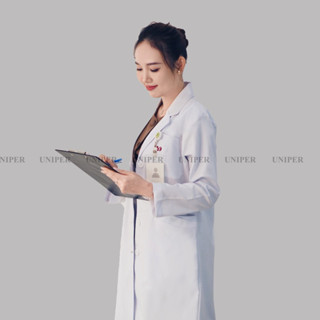 Áo Blouse Bác Sĩ Nữ Tay Dài Hiện Đại- Uniper