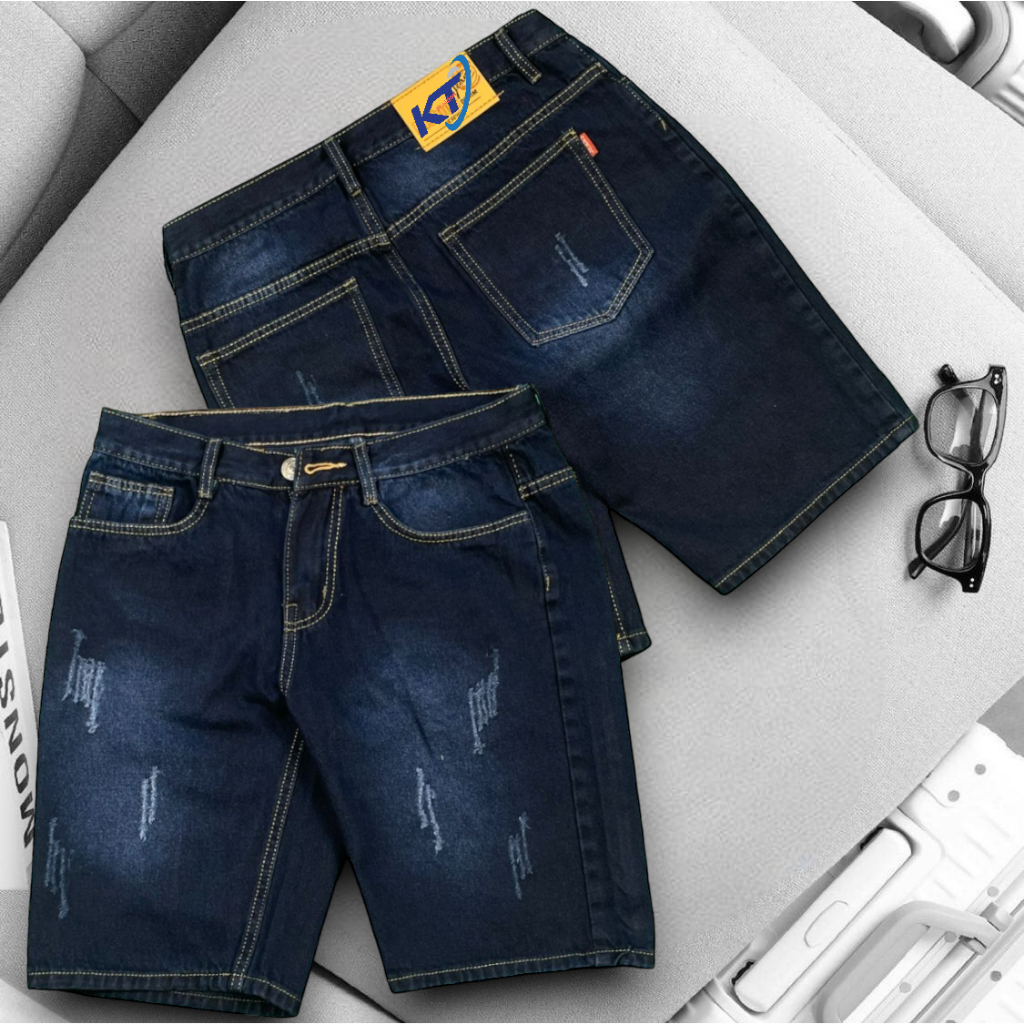 Quần short jean nam thời trang KT Shop - mẫu 17.07 - 01