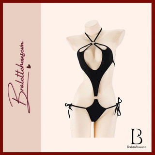 [𝐂𝐡𝐞 𝐭𝐞̂𝐧 -🔥𝐭𝐨̂́𝐜] Bộ đồ liền thân nữ  S1835 MOCA BODYSUIT cột dây Bralettehousevn
