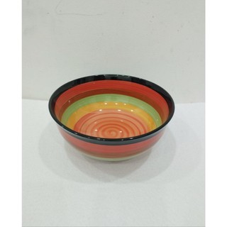 Tô sứ pepsi 18cm hàn quốc ăn phở, tô sứ cầu vòng loe 18 cm x 8cm