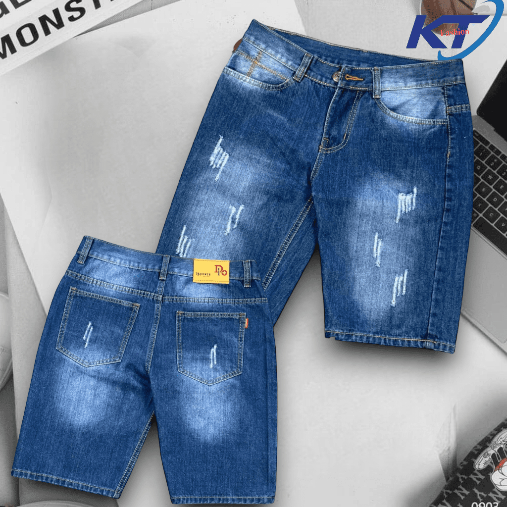 Quần short jean nam thời trang KT Shop - mẫu 17.07 - 03