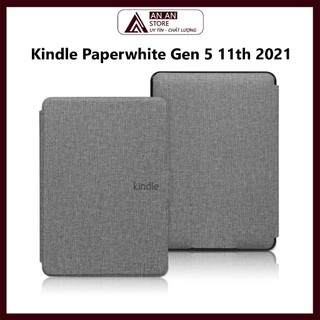 Bao da cover cho kindle paperwhite gen 5 11th 6.8 inch 2021 máy đọc sách da nhám chống vân tay
