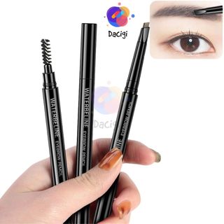  Bút kẻ lông mày 2 đầu Chì kẻ chân mày chống nước lâu trôi Bút chì kẻ lông mày WATERBELINE 