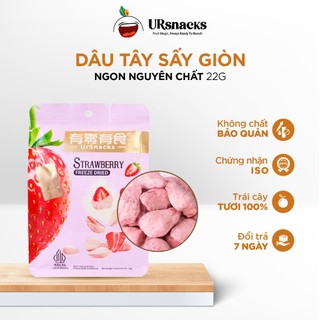 Dâu tây sấy thăng hoa nguyên chất ursnacks 22g